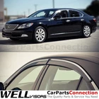 Wellvisors Window 07-17 For Lexus LS460 Side Deflectors Chrome New. Price: $88.99.