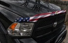 American Flag Hood Protector Bug Shield Deflector For 2009-2024 Ram 1500 Classic New. Price: $189.95.