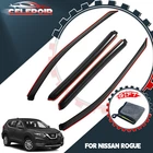 For Nissan Rogue 2014-2020 In-channel Smoke Window Visor Rain Guards Deflector New. Price: $26.99.