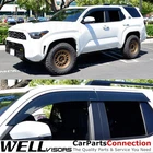 Wellvisors For 2025 2026 Toyota 4RUNNER Window Rain Guards Premium Series New. Price: $83.99.