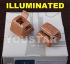 Us Stock Tan Palomino Sun Visor Illuminated Clip Mercedes W126 W124 W123 W201 New. Price: $36.89.
