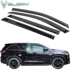 Fits 14-19 Toyota Highlander Acrylic Window Visors Vent Shade Deflector Tape On New. Price: $27.53.