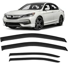 Sun/rain Guard Outside Mount Tape-on Window Visors For 13-17 Honda Accord Sedan New. Price: $28.21.