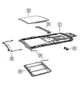 Genuine Mopar Sunroof Wind Deflector 68027747AA New. Price: $220.16.