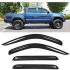 Puermto Side Window Deflector Fit For 2005-2015 Toyota Tacoma Double Cab 4 New. Price: $31.61.