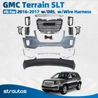 For 2016 2017 Gmc Terrain Slt Front Bumper Cover Assembly W/drl W/wire Harness New. Price: $476.99.