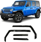 In-channel Window Visors Deflectors Rain Guards For Jeep Wrangler Jl 2018-2026 New. Price: $58.31.