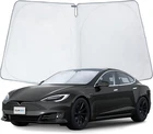 Windshield Sun Shade For Tesla 2012-2026, Custom-fit & Foldable (WS8008) New. Price: $67.33.