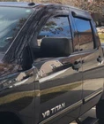 Avs 3M Tape-on Outside Mount Rain Guards Vent Visors For 04-15 Nissan Titan Crew New. Price: $79.99.