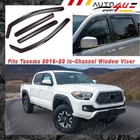Fits 2016-2023 Toyota Tacoma In-channel Window Visor Rain Guards Shade Deflector New. Price: $48.89.