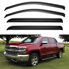 Window Rain Guards For 2014-2018 Chevy Silverado/gmc Sierra 1500 Crew Cab, Ou... New. Price: $51.81.