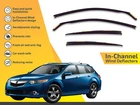 Channel For Acura Tsx Sport Wagon 2011-2014 Wind Deflectors Visors Rain Guard New. Price: $118.10.