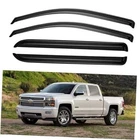 Window Visors Rain Guards For 2014-2018 Silverado/sierra Crew Cab New. Price: $59.99.