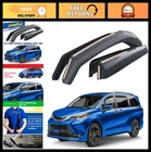 Shatterproof In-channel Window Deflectors For Toyota Sienna 2021-2026, Rain Guar New. Price: $199.99.