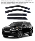 2021-2025 Tape-on Rain Guards For Nissan Rogue Side Window Visor Deflectors S... New. Price: $30.00.