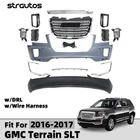 For 2016 2017 Gmc Terrain Slt Front Bumper Cover Assembly W/drl W/wire Harness New. Price: $463.99.
