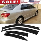Fits 03-08 Toyota Corolla Sedan Acrylic Window Visors Rain Sun Guard 4PC New. Price: $19.99.