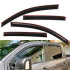 In-channel Sun Rain Guard Window Visor Vent For 2017-2024 Nissan Titan Crew Cab New. Price: $42.97.