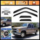 Rain Guards Window Visors For 1988-1999 Chevy Gmc C1500 K1500 Extended Cab New. Price: $69.99.