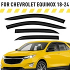 Side Window Deflectors Rain Guards For 2018-2024 Chevrolet Equinox Shatterproof New. Price: $44.54.