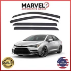 For Toyota Corolla 2019-2024 Black Window Vent Visor Rain Guard Deflectors New. Price: $28.90.
