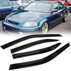 For 1996-2000 Honda Civic Sedan 4X Window Visors Vent Sun Rain Guards Deflectors New. Price: $28.99.