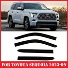 Smoke Tinted Window Visors Deflectors Rain Guards For Toyota Sequoia 2023-2026 New. Price: $55.30.