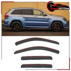 Fits 11-21 Jeep Grand Cherokee Acrylic Window Visors In-channel Rain Deflector New. Price: $32.98.
