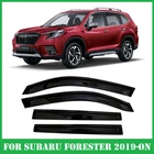 Smoke Tinted Window Visors Deflectors Rain Guards Subaru Forester 2019-2024 New. Price: $54.48.
