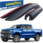 Sun Rain Visors Wind Guards For 2019-2026 Chevy Silverado Double Cab New. Price: $99.99.
