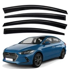 Tape-on Rain Guard Window Vent Visor For 2017 2018 2019 2020 Hyundai Elantra New. Price: $42.99.