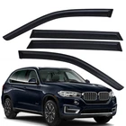 Tape-on Mount Outside Acrylic Window Visor Rain Guard Fits 2014 2018 Bmw X5 New. Price: $42.95.