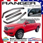 For Ranger Crew Cab 2019-2023 In-channel Vent Window Visors Rain Guard Deflector New. Price: $48.99.