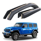 Goodyear Window Deflectors For Jeep Wrangler Jl/gladiator 4 Pcs Rain Guards New. Price: $122.76.