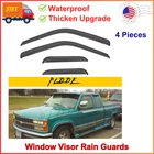 Window Visor Rain Guards Compatible W/ 1988-2000 Chevy Gmc C10 C1500 C2500 C3500 New. Price: $56.65.