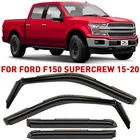 Side Window Deflectors Rain Guards 2015-2020 Ford F-150 Supercrew New. Price: $59.39.