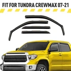 Rain Guards Vent Visors Shade For 2007-2021 Toyota Tundra Crewmax New. Price: $61.94.