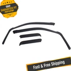 Egr In-channel Window Visors For 2019-2021 Silverado & Sierra 1500 Extended Cab New. Price: $94.17.