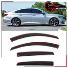 Fits 18-26 Honda Accord 4PCS Window Visor In-channel Rain Sun Guard Deflectors New. Price: $38.99.