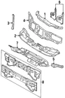 Genuine Ford Radiator Support Air Deflector F8RZ-8311-FA New. Price: $85.86.