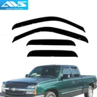 Avs 94044 4PC Window Vent Visor Rain Guards For Silverado / Sierra Extended Cab New. Price: $113.68.