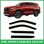 For Toyota Sequoia 2023-2026 Smoke Tinted Window Visors Deflectors Rain Guards New. Price: $56.10.