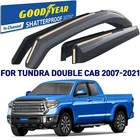 Side Window Deflectors Rain Guards For 2007-2021 Toyota Tundra Double Cab New. Price: $98.99.