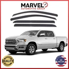 Out-channel Window Visor Rain Guard Deflectors For Ram 1500 Crew Cab 2019-2024 New. Price: $31.90.