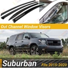 Fits 15-20 Suburban Escalade Esv Gmc Yukon Xl Window Visor Vent Guard Deflectors New. Price: $34.99.
