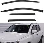 Lqqdp 4PCS Front+rear Smoke Tint Sun/rain Guard Outside Mount Tape-on Vent Wind New. Price: $25.00.