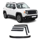 Set Bug Shield Hood Deflector & Window Visor For Jeep Renegade 2015-2023 Pcs New. Price: $179.99.
