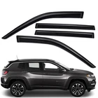 Tape-on Rain Guard Window Vent Visor Deflector For 2017-2025 Jeep Compass New. Price: $42.93.