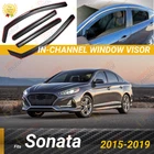 For Hyundai Sonata 2015-19 In-channel Window Vent Visor Rain Sun Guard Deflector New. Price: $49.99.