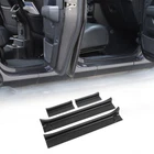 Door Sill Guards Entry Scuff Plate Cover Trim Bezels For Jeep Wrangler Jl Jt 18+ New. Price: $43.99.